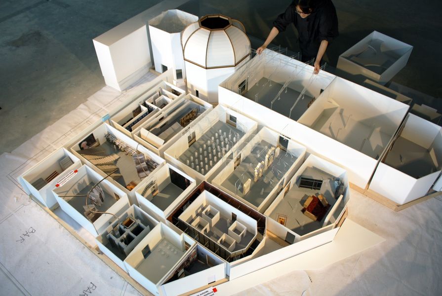 A model of the Giardini’s Central Pavilion, venue for the Elements of Architecture exhibition.