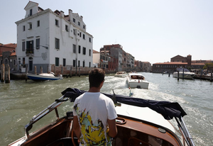 The Grand Canal in Venice.