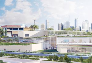 The proposed Sydney Modern expansion project for the Art Gallery of NSW by SANAA.