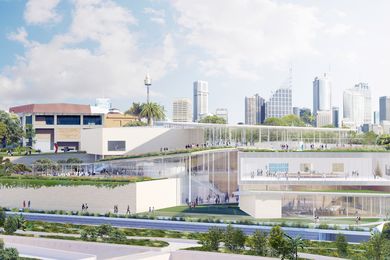 The proposed Sydney Modern expansion project for the Art Gallery of NSW by SANAA.