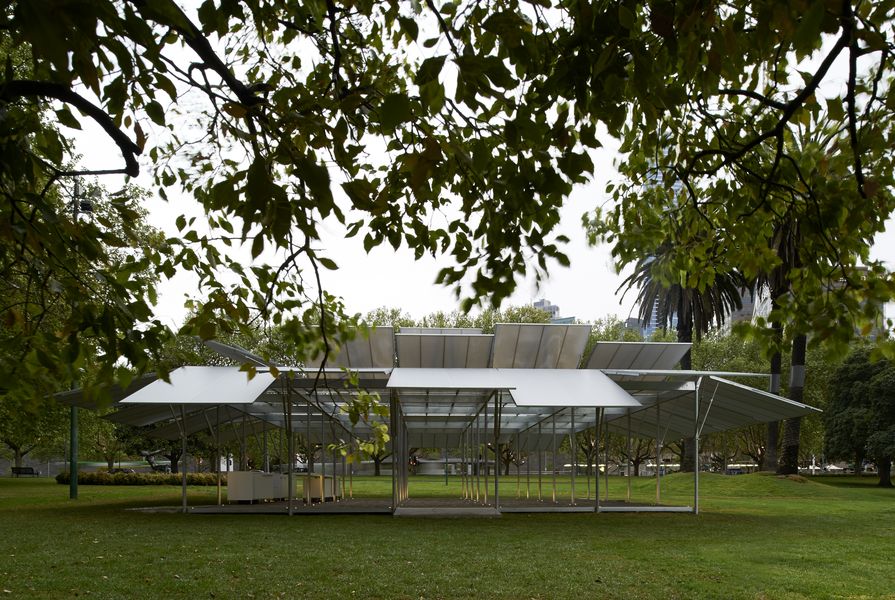 Sean Godsell Architects' design for the inaugural MPavilion.