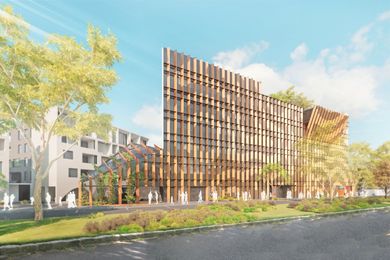 The proposed North Melbourne Hill Primary School by ARM Architecture.