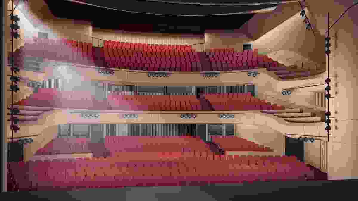 The theatre’s existing 970-seat capacity will be expanded with a 1,472-seat auditorium spread over three levels. 