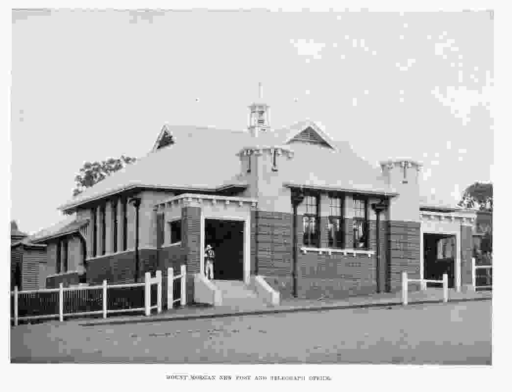 The Mount Morgan Post Office by the Queensland Department of Public Works, also likely to be Hook’s design.