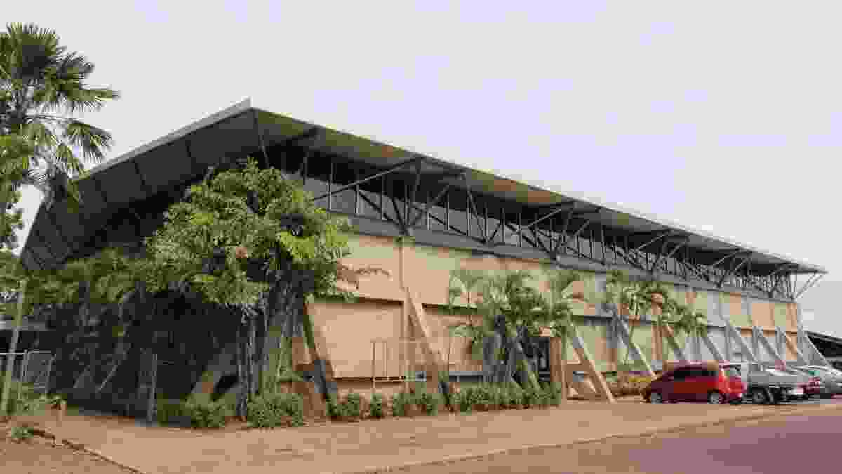 Vestey’s Darwin High School Gymnasium by Woodhead Australia Architects.