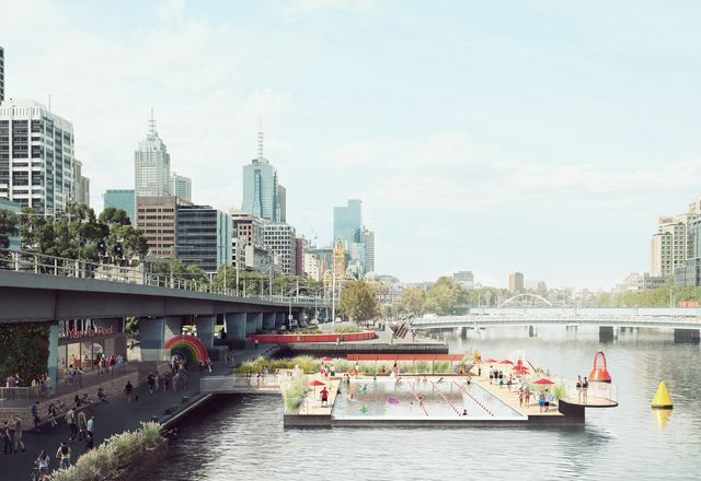 Concept design for Yarra Pool by Studio Octopi.