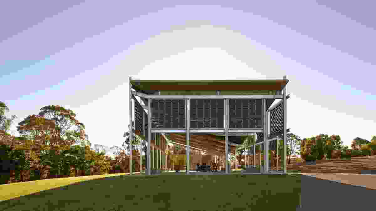 AGL Lakeside Pavilion by Kennedy Associates Architects.