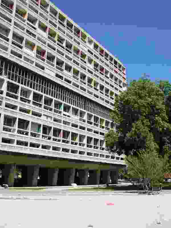 Unité d’habitation, Marseille, France designed by Le Corbusier.