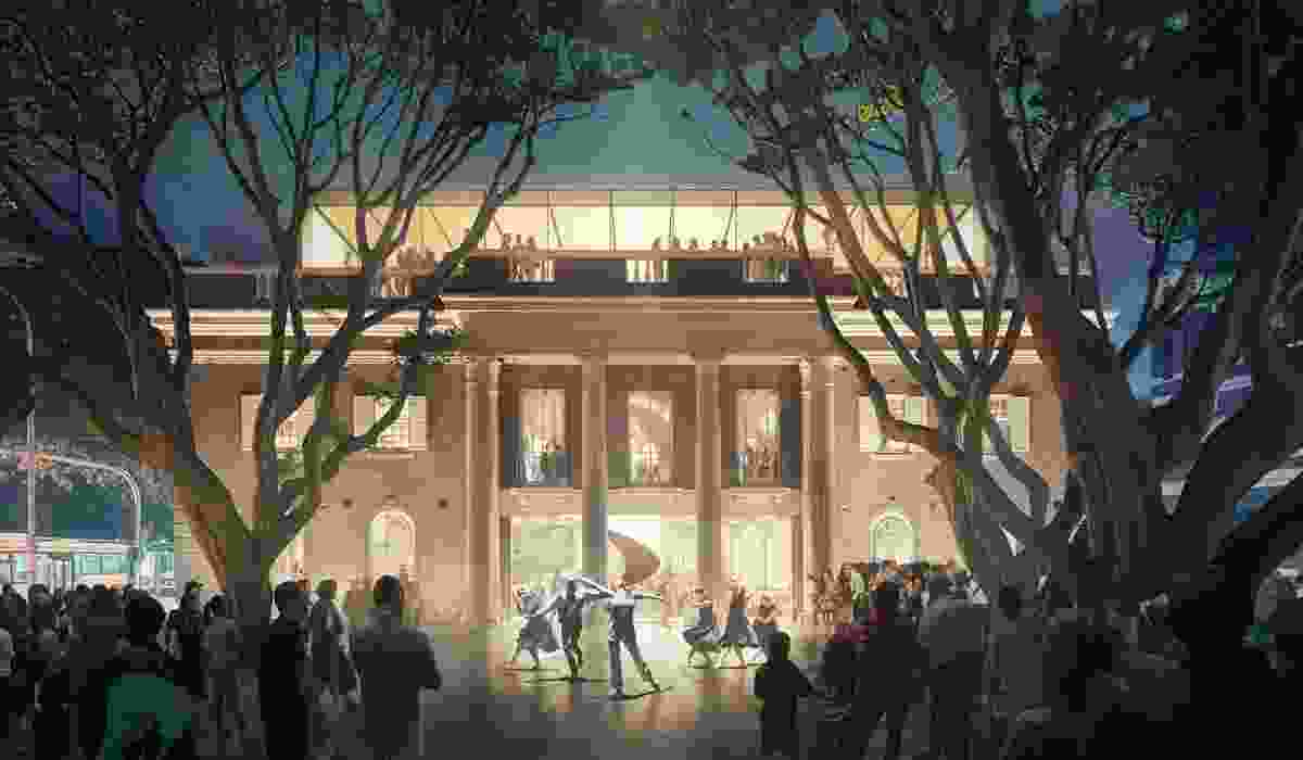 Chrofi's preliminary proposal to transform Manly Town Hall into a performing arts venue.