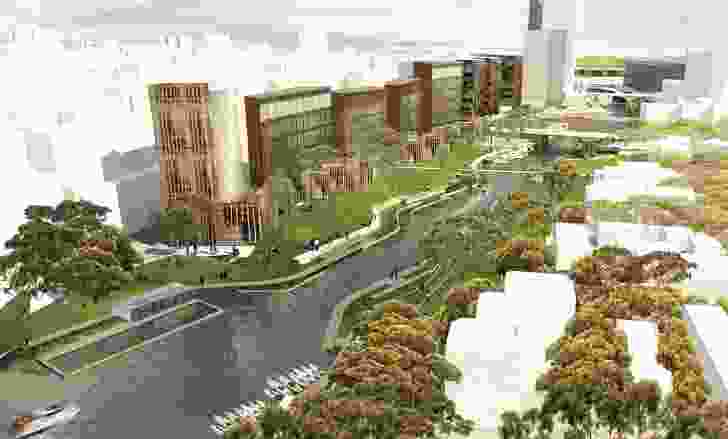 McGregor Coxall's urban design strategy for  regeneration of the Parramatta River foreshore.