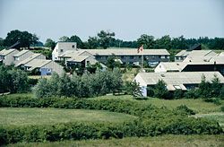 Fuglsang Park, by Vandkunsten Architects, a later example of Danish dense/low housing.
Photography Greg Bamford.