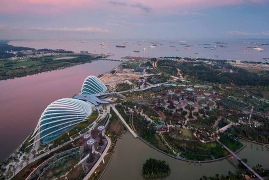 The Cooled Conservatories are set within Singapore’s 101-hectare Gardens by the Bay.