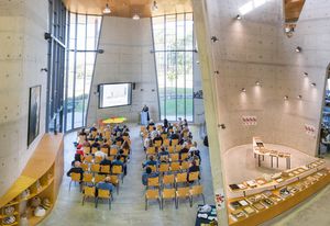 A scene from the Practice in Research/Research in Practice symposium in
Brisbane in 2017, which explored the diverse forms practice-based research may take and its value both within academia and the architectural profession.