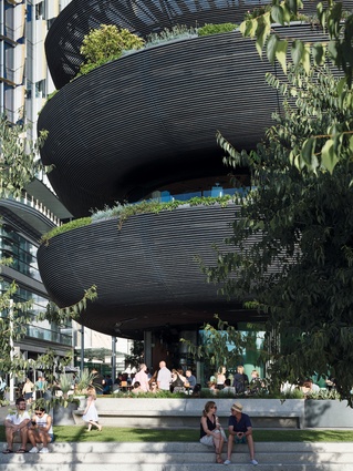 Barangaroo House by Collins and Turner and H & E Architects and Etic.