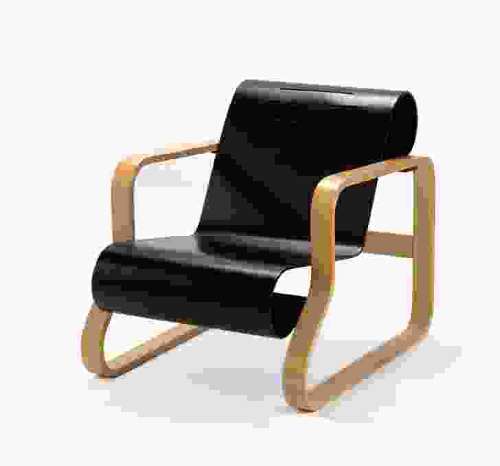 Armchair 41 designed by Alvar Aalto, manufactured by Artek.
