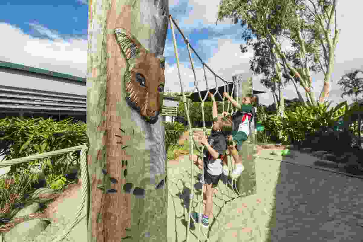Little Roo’s Playground – Whitfield State School by Landplan Landscape Architecture won a Landscape Architecture Award in the Play Spaces category of the 2021 AILA QLD Landscape Architecture Awards