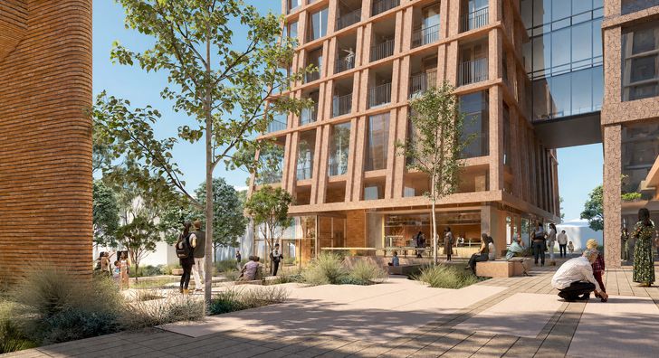 Wardle’s architectural design aims to integrate with the patterns of the site’s existing urban condition.