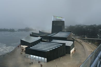 The winning design for Guggenheim Helsinki, Art in the City by Moreau Kusunoki Architectes.