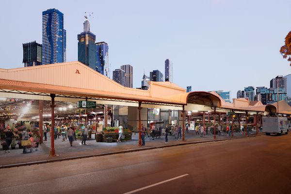 The restoration of sheds A to D of the Queen Victoria Market by Grimshaw Architects.