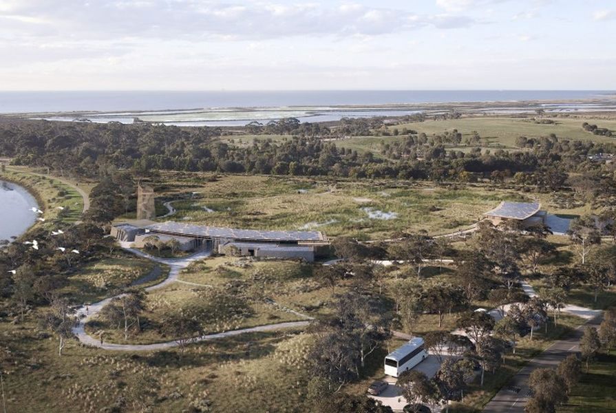 Hobsons Bay Wetlands Centre by Grimshaw with Greenaway Architecture.