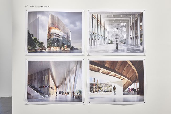 نمای نصب کانسپت Stage One معماران جان واردل برای نمایشگاه The Fox: NGV Contemporary Design Compe،ion در مرکز Ian Potter:
