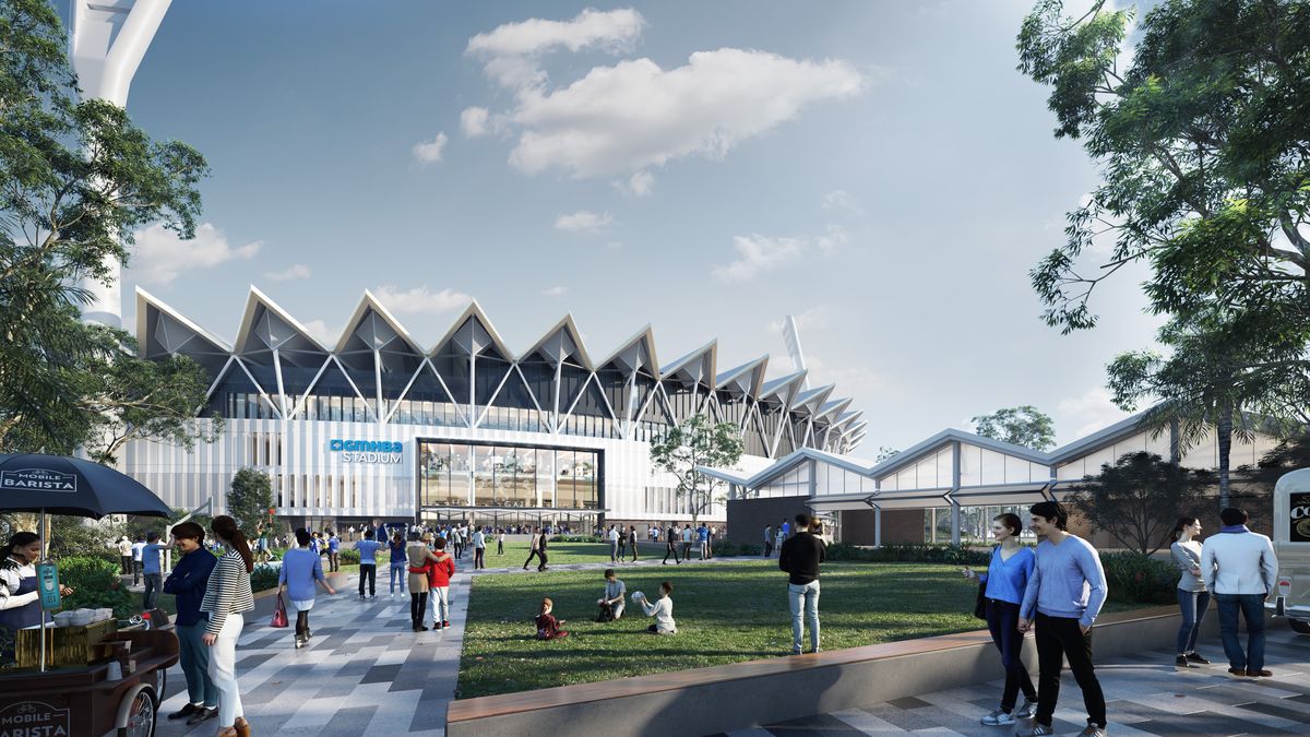 Geelong oval redevelopment underway ArchitectureAu