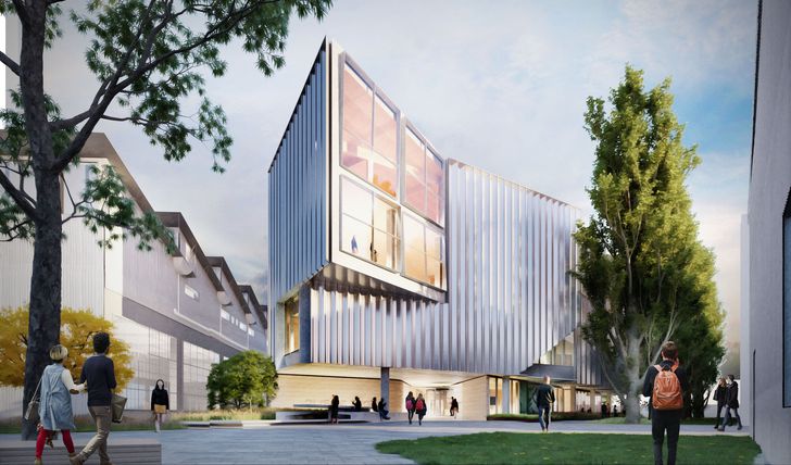 University of Tasmania's Teaching and Learning Building at Inveresk by John Wardle Architects.