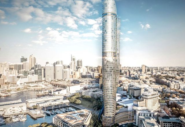 The proposed $530 million Star Casino hotel and residential tower in Pyrmont, designed by FJMT, was rejected by the planning department.