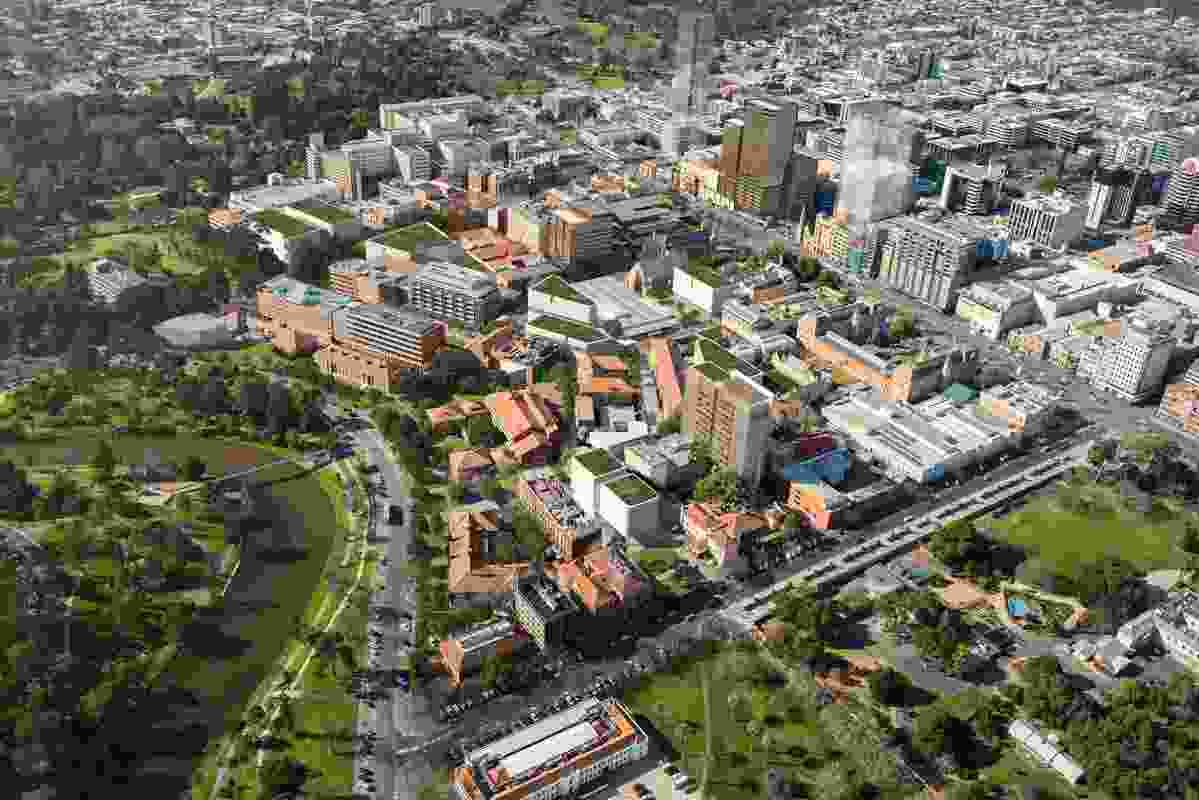University of Adelaide's North Terrace campus masterplan by FJMT.