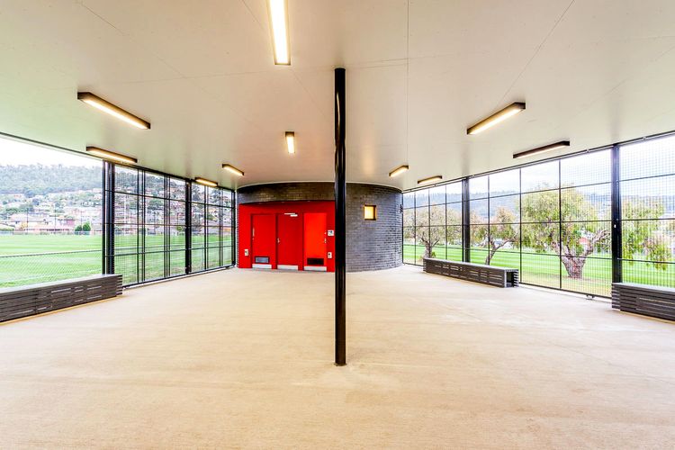 Clarence High School Oval Sports Pavilion ArchitectureAu