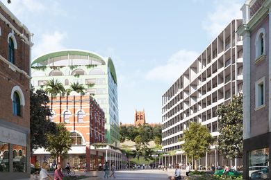 Designs for Newcastle East End redevelopment stages three and four by SJB, Durbach Block Jaggers and Curious Practice.