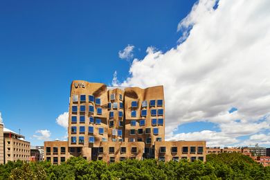 The Dr Chau Chak Wing Building at UTS, designed by Gehry Partners was conceived as a cluster of treehouses.