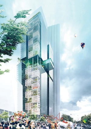 Twin towers for Parramatta Square | ArchitectureAU