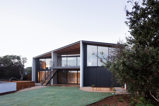 Barwon Heads House by Lovell Burton Architecture.