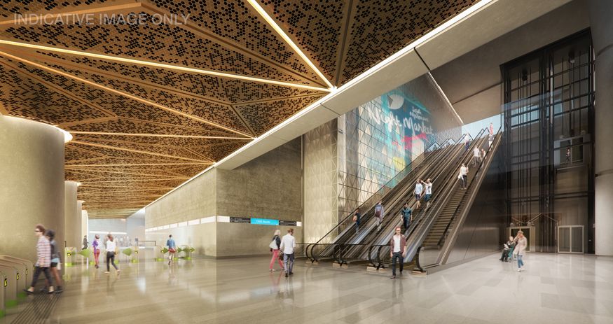 Designs of Melbourne's Metro Tunnel stations unveiled | ArchitectureAu