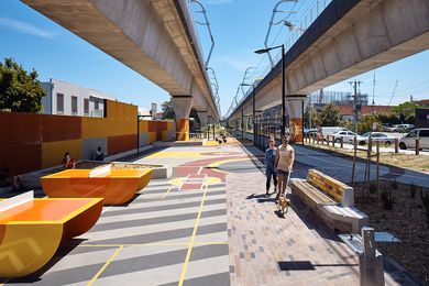 Caulfield to Dandenong Level Crossing Removal Project by Aspect Studios and Cox Architecture