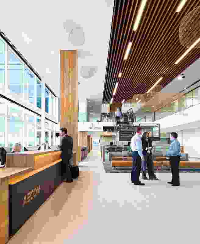 Corporate Design – AECOM Workplace Brisbane by BVN Architecture.