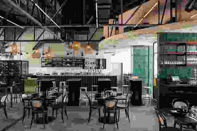 Fremantle’s nautical heritage inspired the restaurant’s design.
