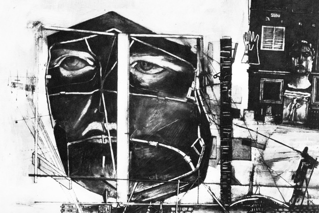 <em>The Face of Liberty Crossing the Pond</em>, Peter Wilson, 1981.