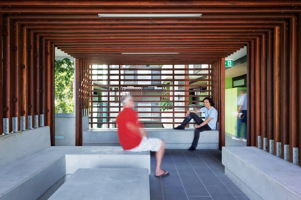 Constance Street Affordable Housing by Cox Rayner creates active spaces for people to interact.