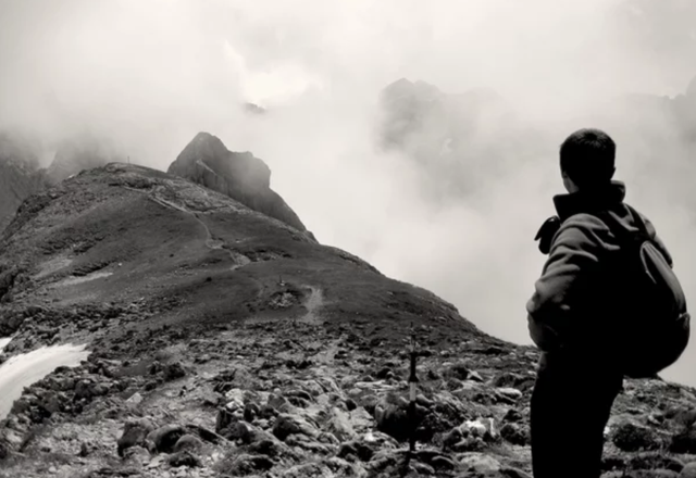 At the summit.