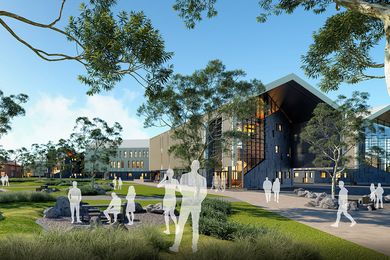 The Greater Shepparton Secondary College by Gray Puksand.