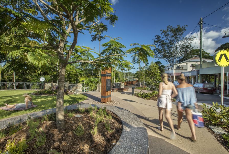 Palmwoods New Town Square by Sunshine Coast Council.
