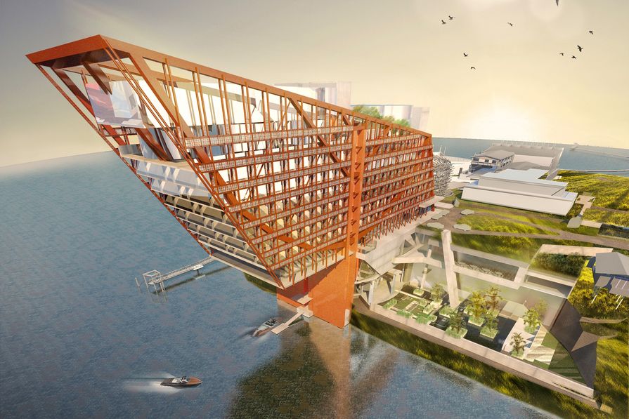 Fender Katsalidis Architects designs new MONA hotel ArchitectureAU