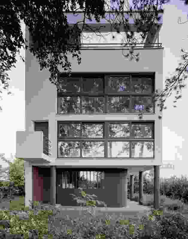 Individual house, Weissenhof-Siedlung Estate, Stuttgart, Germany designed by Le Corbusier.