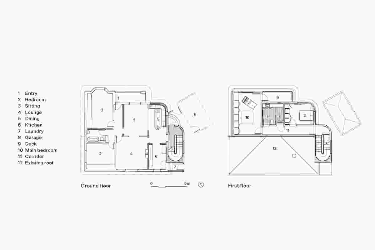 Plans of South/West House by Killing Matt Woods.