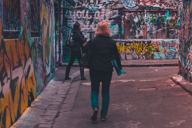 Melbourne’s Hosier Lane.