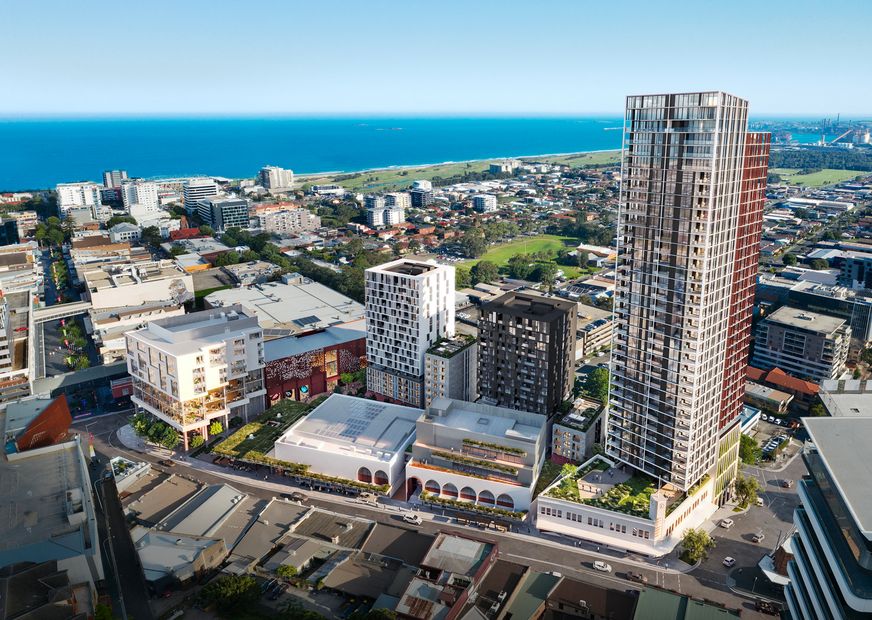 BVN designs major overhaul of central Wollongong | ArchitectureAu