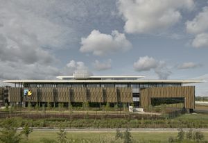University of the Sunshine Coast Moreton Bay campus foundation building, designed by Hassell.