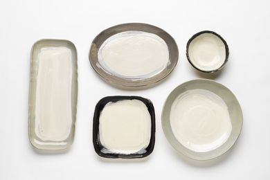 Ceramic serving range by The Forty Nine Studio for Jardan.